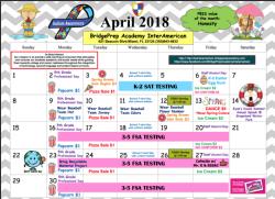 April Calendar